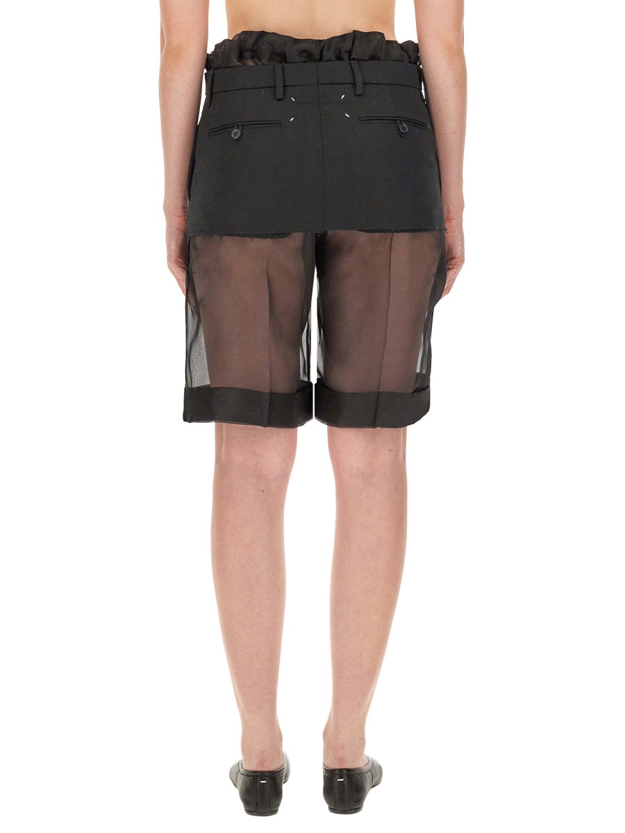 MAISON MARGIELA GONNA PANTALONE EFFETTO STRATIFICATO