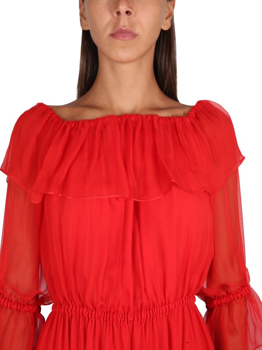 GUCCI ABITO IN CHIFFON DI SETA
