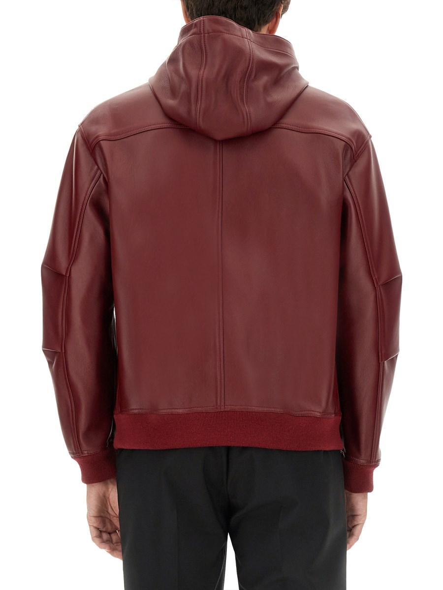 GUCCI BOMBER IN PELLE CON ZIP
