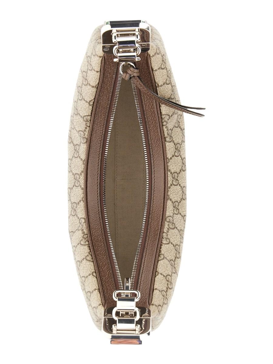 GUCCI BORSA A SPALLA ATTACHE GRANDE IN PELLE
