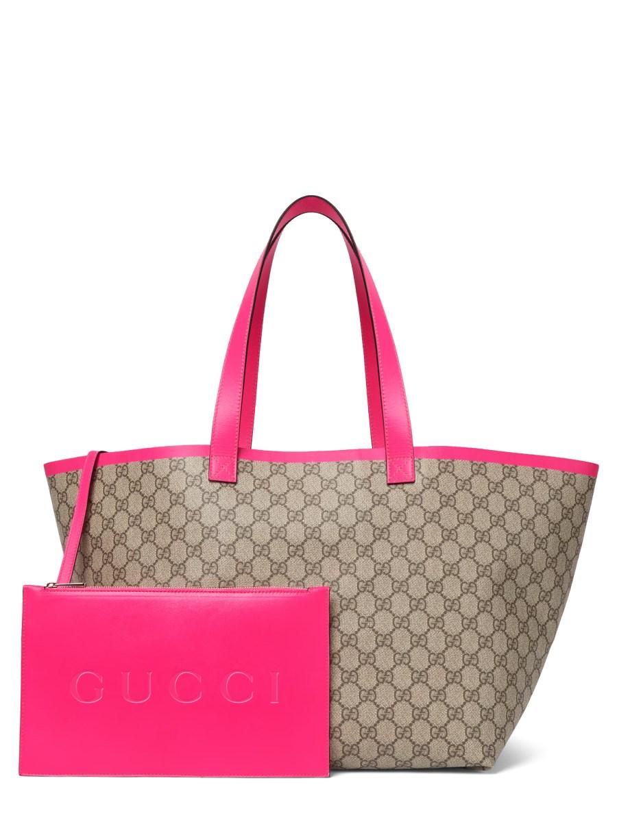 GUCCI BORSA SHOPPING "TOTISSIMA" LARGE IN TESSUTO GG