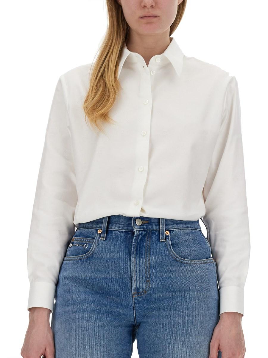 GUCCI CAMICIA IN COTONE OXFORD