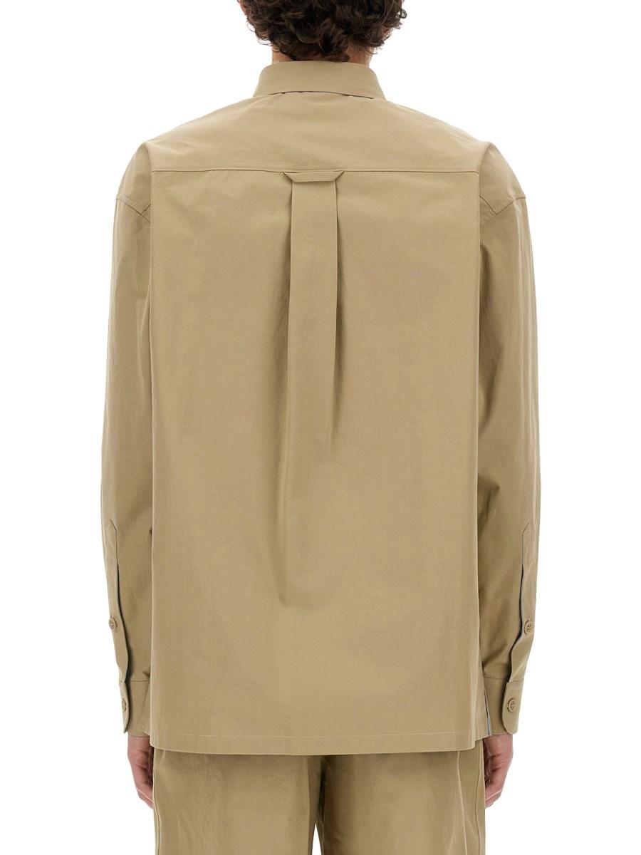 GUCCI CAMICIA IN POPELINE DI COTONE PESANTE