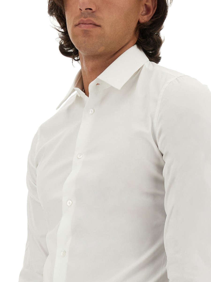 GUCCI CAMICIA IN POPELINE DI COTONE STRETCH