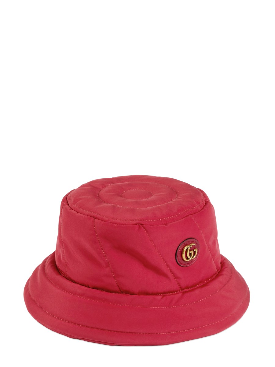 GUCCI CAPPELLO BUCKET IN NYLON CON LOGO