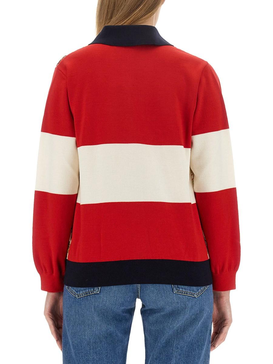 GUCCI CARDIGAN IN LANA EXTRAFINE CON STAMPA