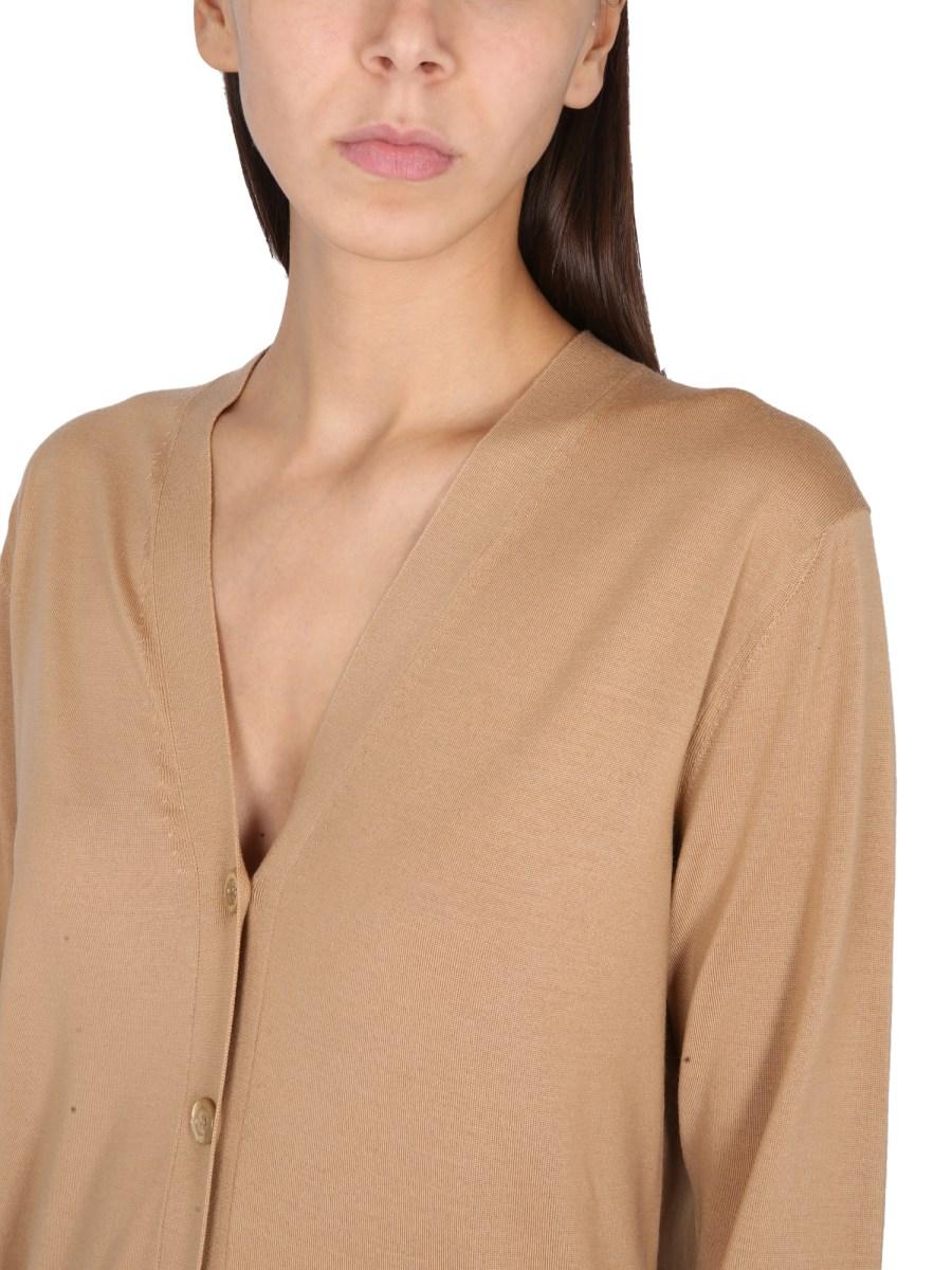 GUCCI CARDIGAN SCOLLO A V IN LANA