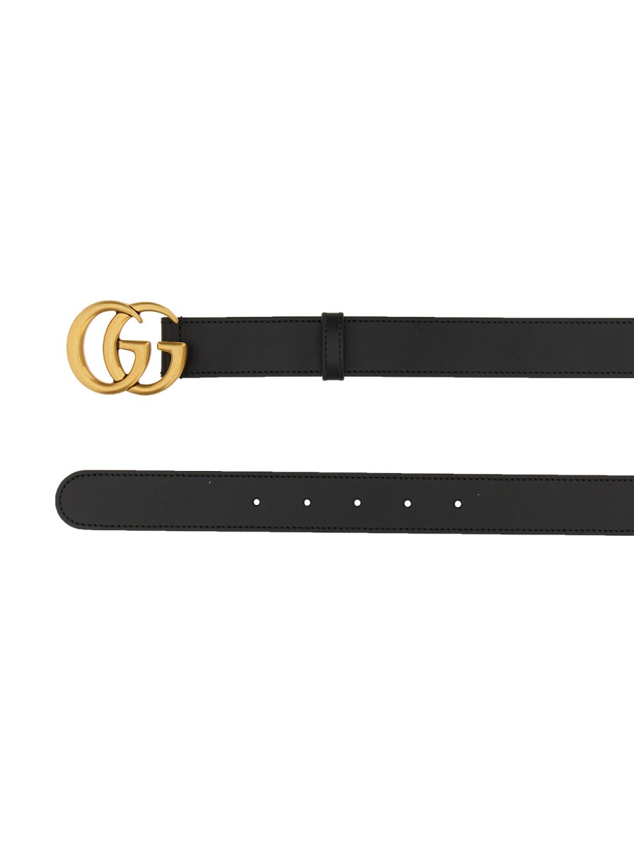 GUCCI CINTURA GG MARMONT IN PELLE