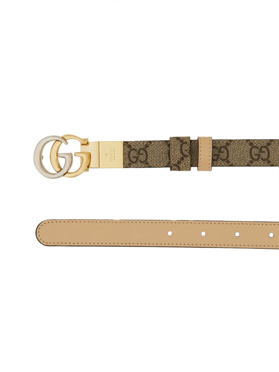 GUCCI CINTURA REVERSIBILE GG MARMONT