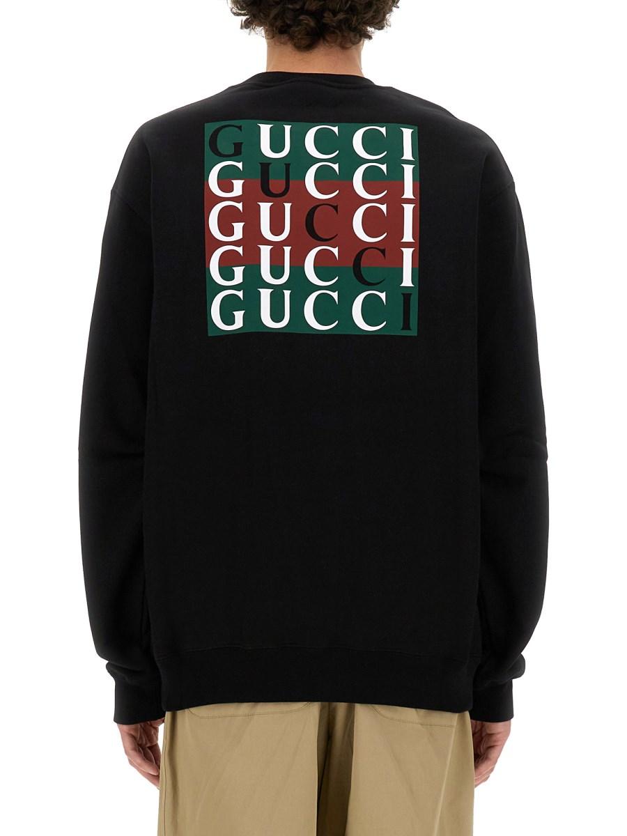GUCCI FELPA IN JERSEY DI COTONE