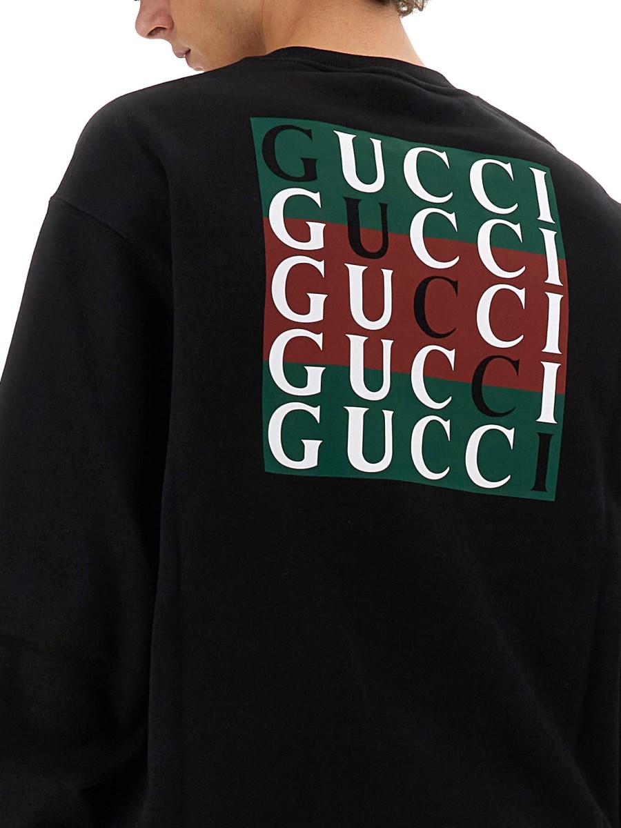 GUCCI FELPA IN JERSEY DI COTONE