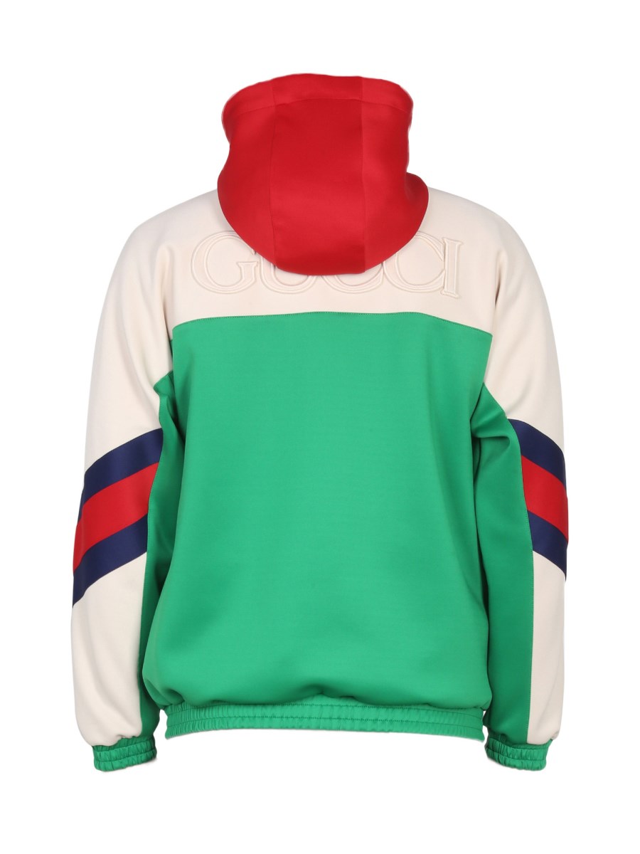 GUCCI GIACCA CON ZIP IN NEOPRENE LEGGERO