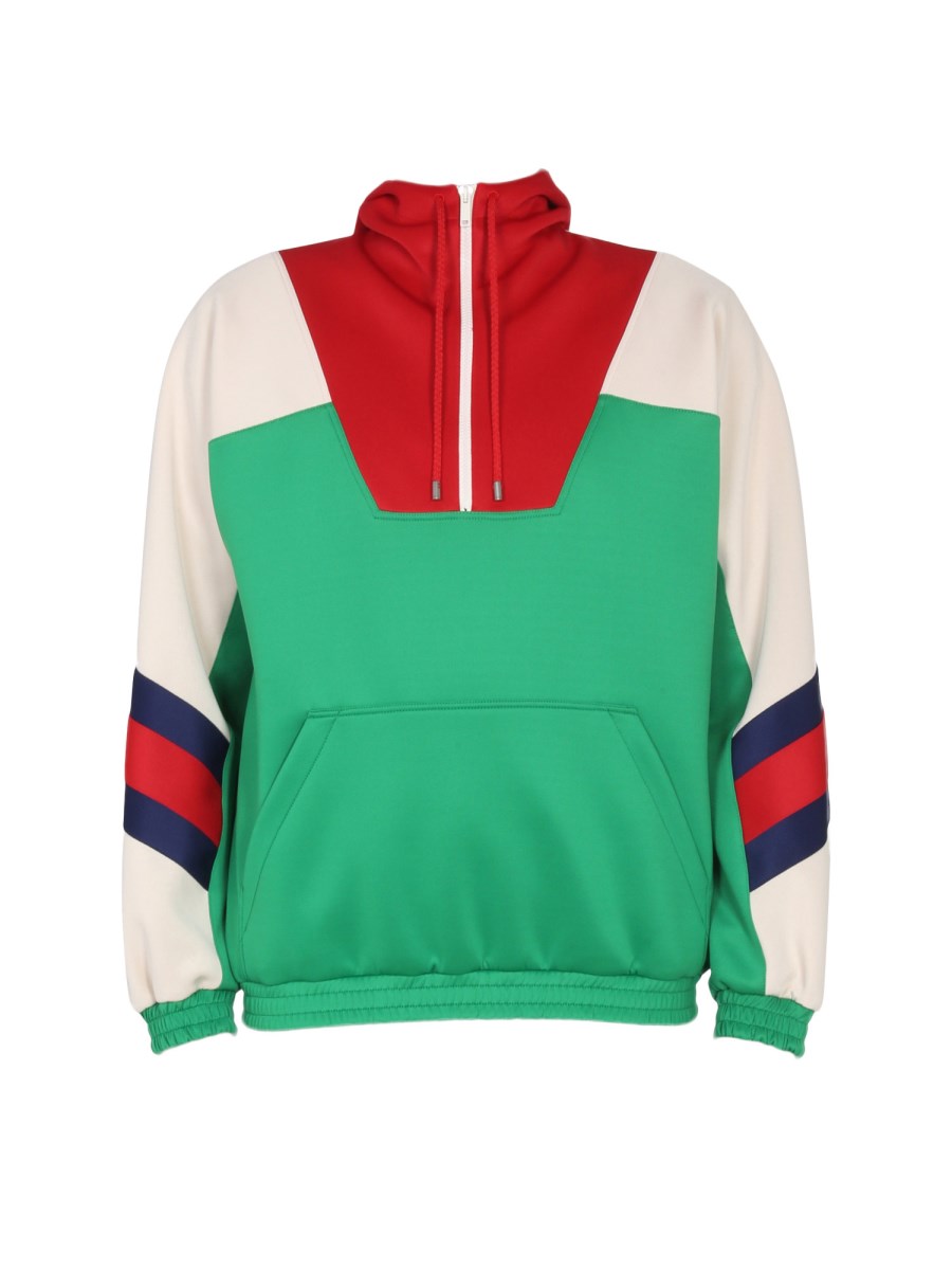 GUCCI GIACCA CON ZIP IN NEOPRENE LEGGERO