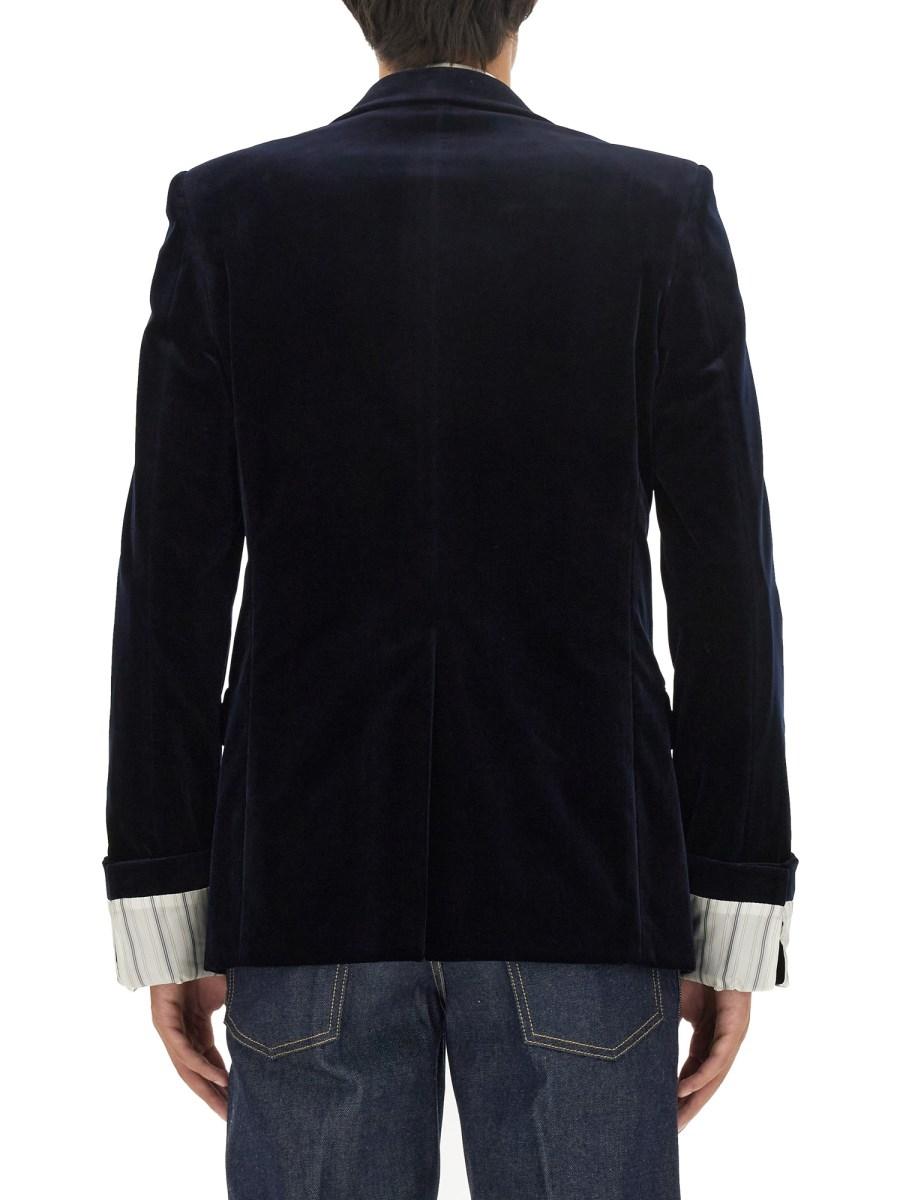 GUCCI GIACCA ELEGANTE IN VELLUTO DI COTONE STRETCH
