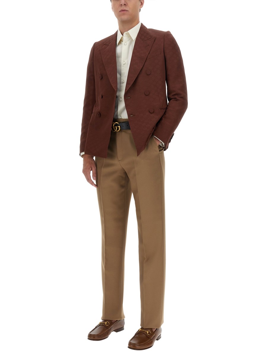 GUCCI GIACCA IN TESSUTO DI COTONE GG