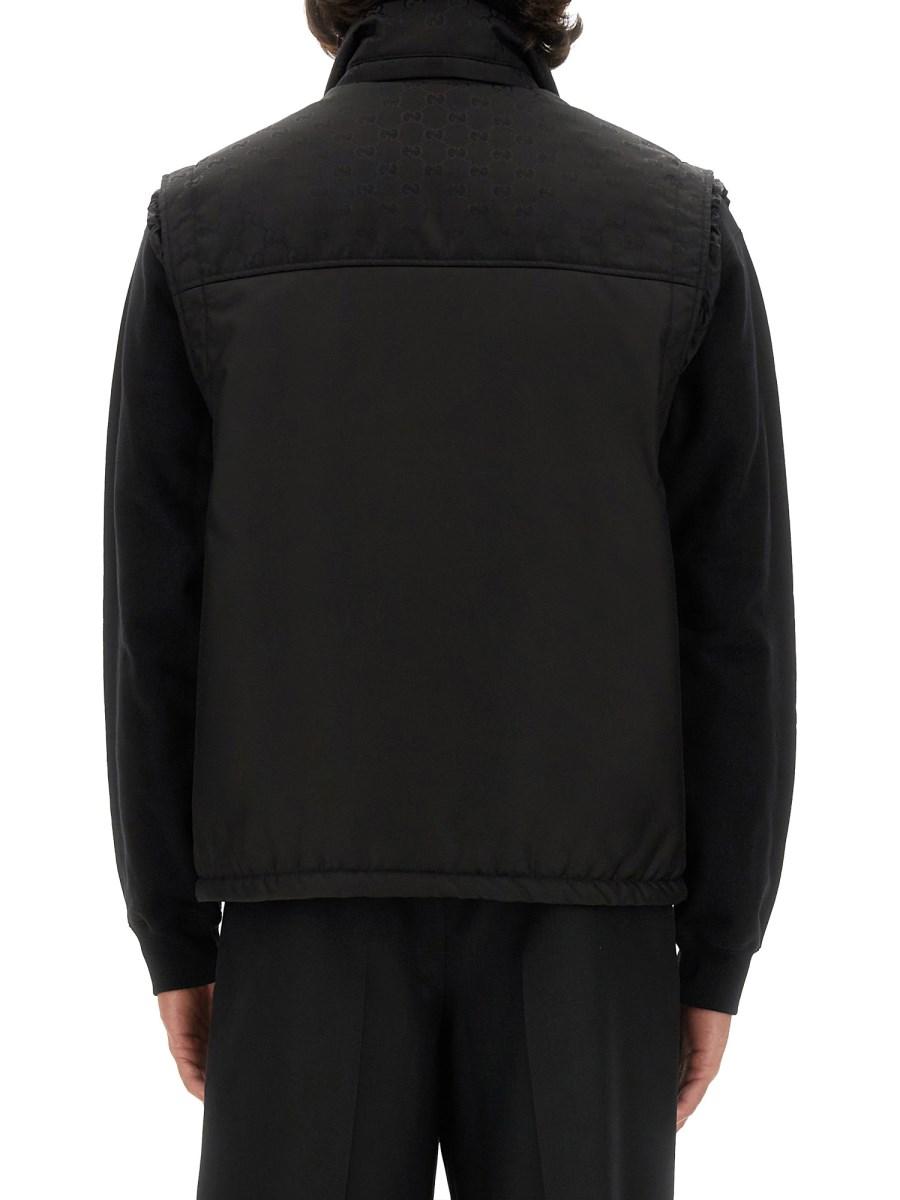 GUCCI GILET IN NYLON GG PESANTE