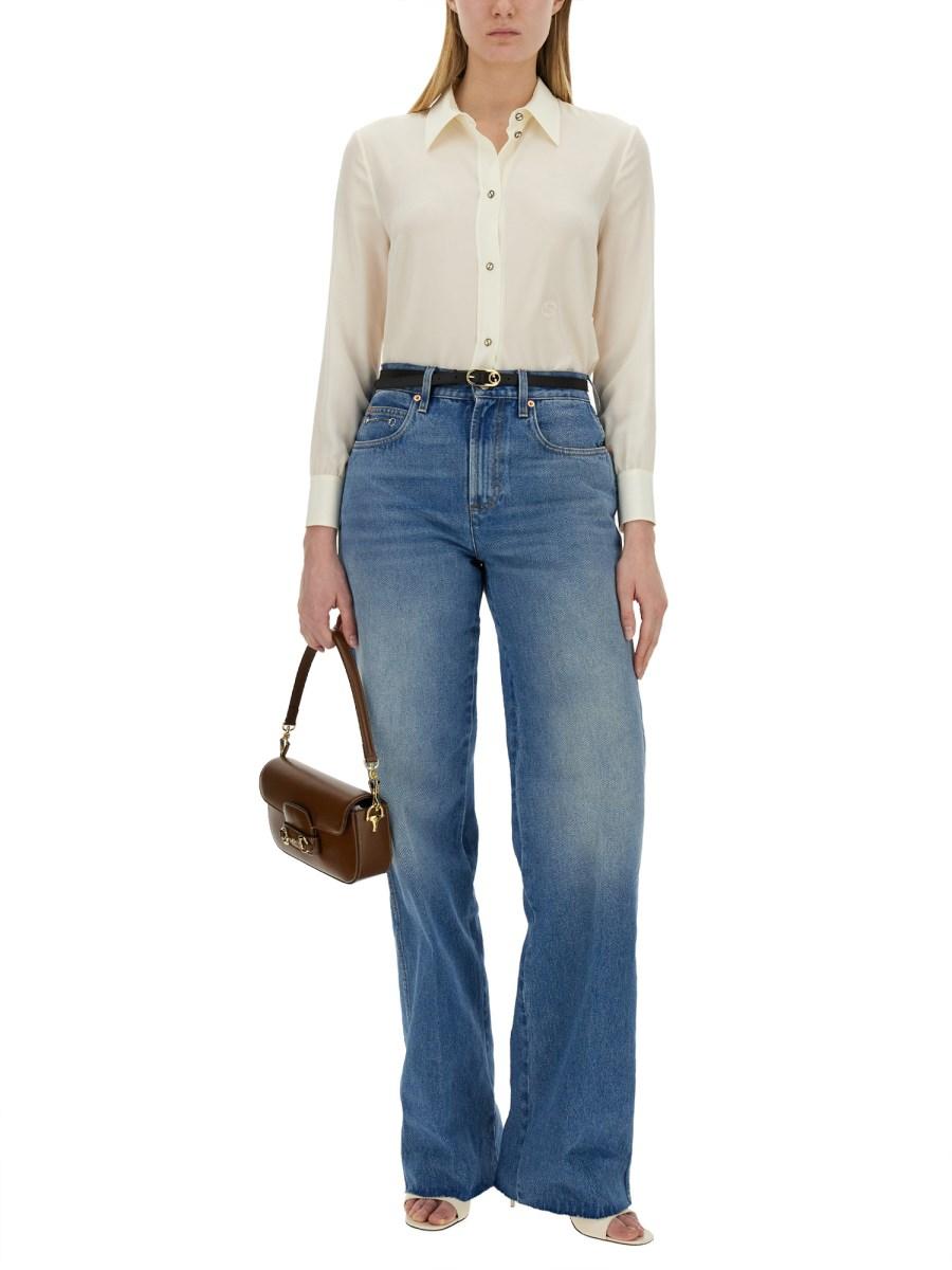 GUCCI JEANS IN DENIM DI COTONE