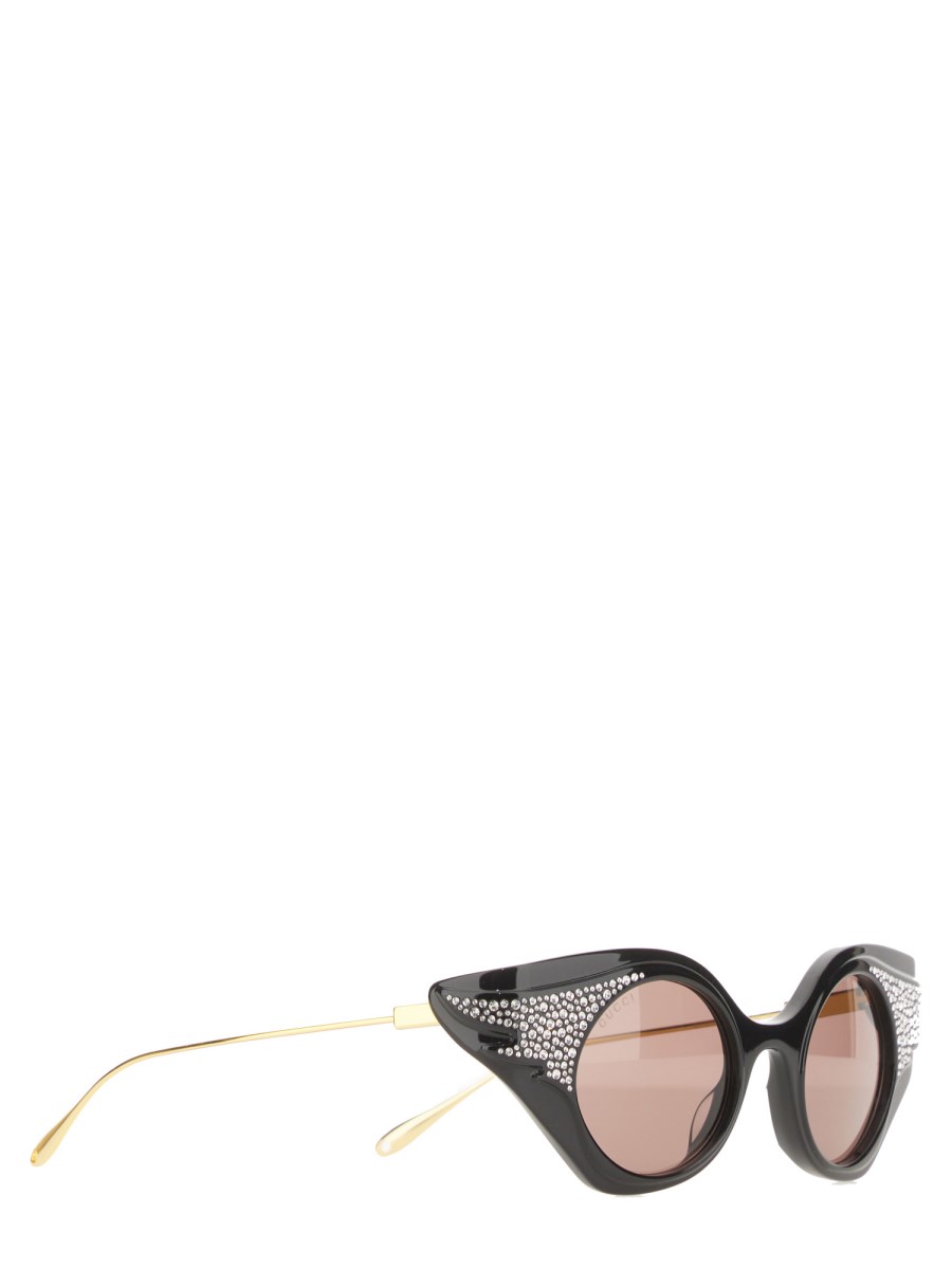 GUCCI OCCHIALE DA SOLE CAT-EYE CON CRISTALL