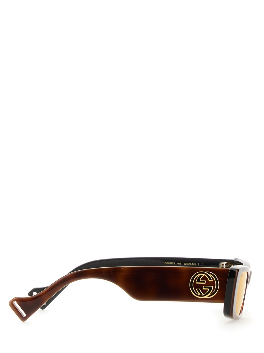 GUCCI OCCHIALE DA SOLE RETTANGOLARI