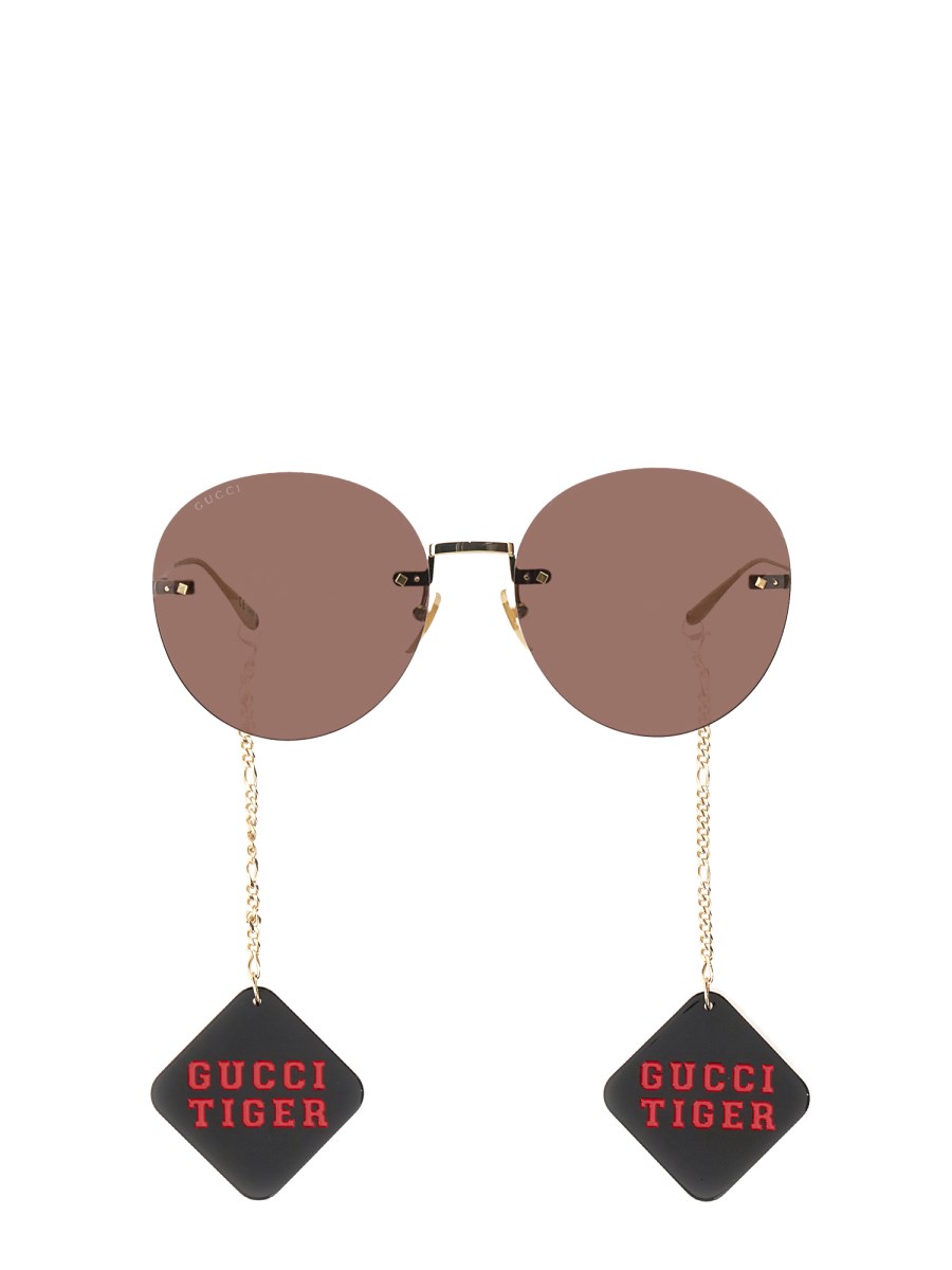 GUCCI OCCHIALE TIGER CON PENDENTE