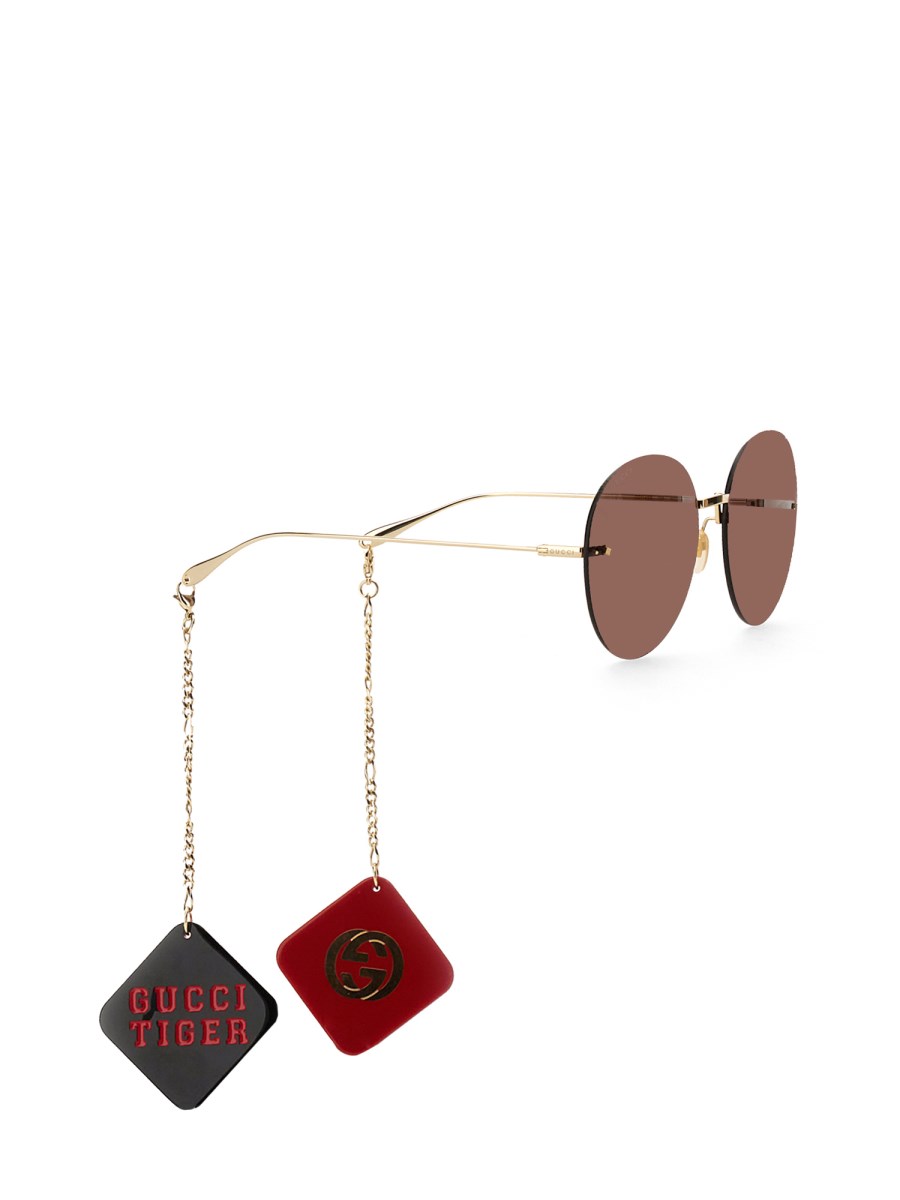GUCCI OCCHIALE TIGER CON PENDENTE