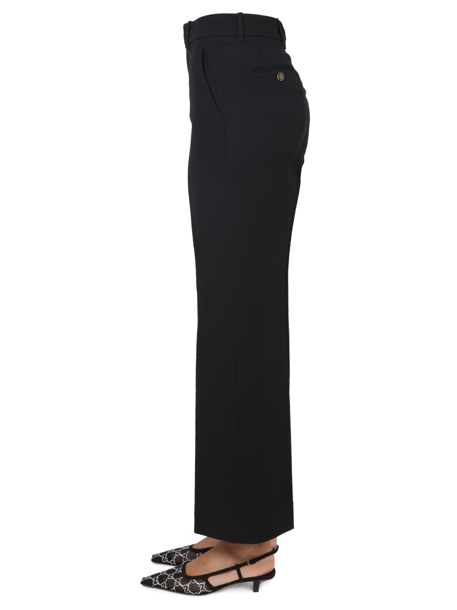 GUCCI PANTALONE CADY CREPE IN SETA E LANA