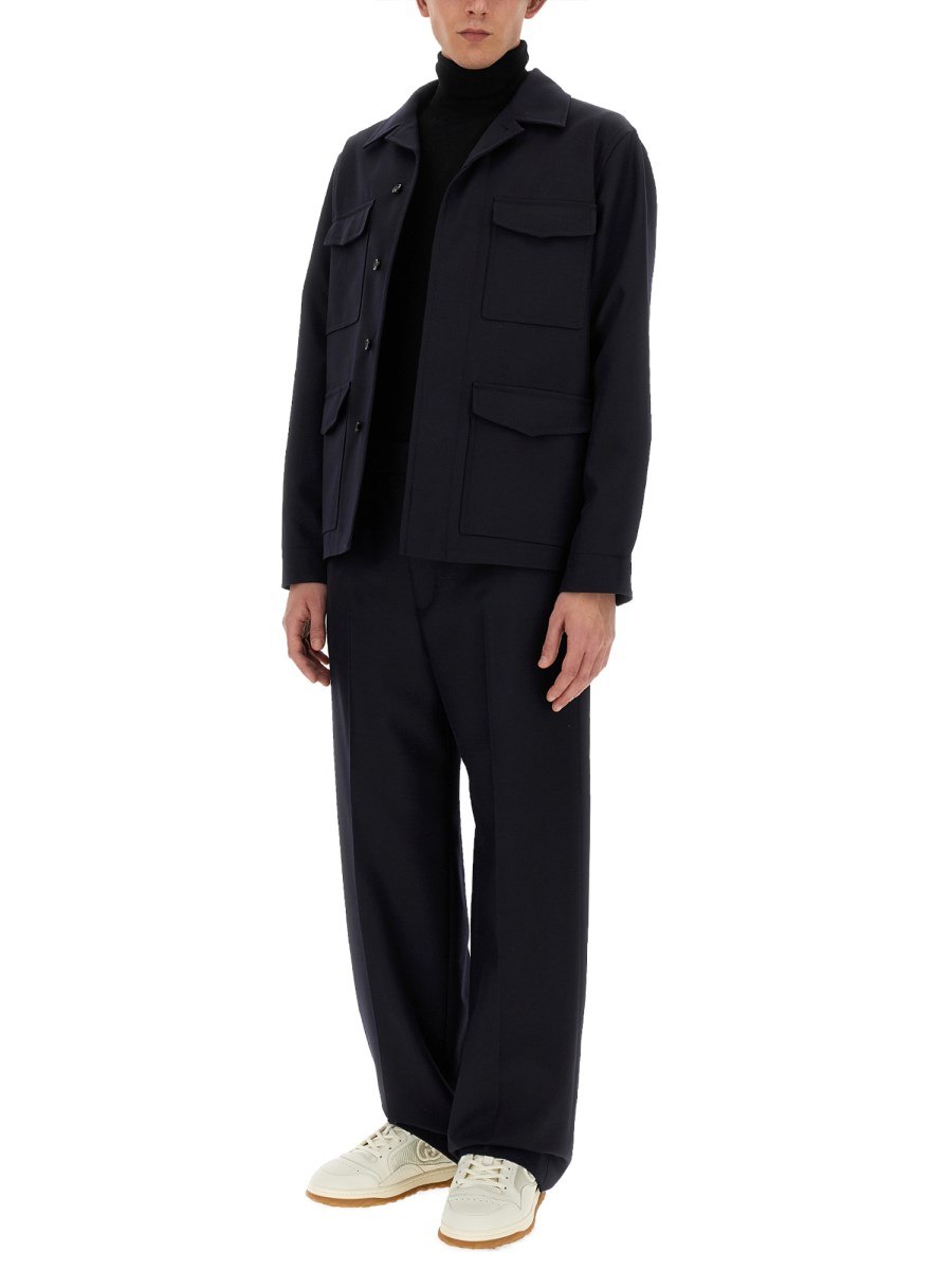 GUCCI PANTALONE DA JOGGING IN TWILL DI LANA