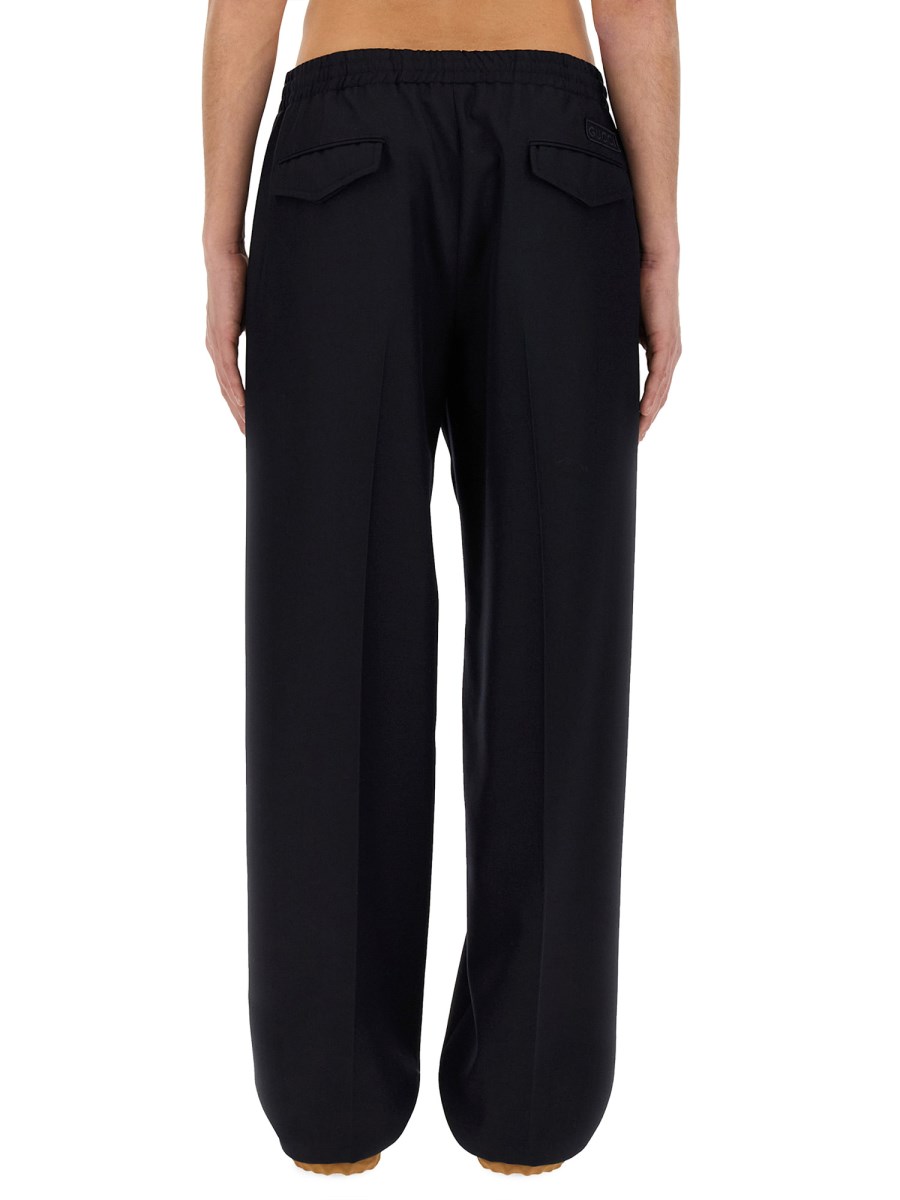 GUCCI PANTALONE DA JOGGING IN TWILL DI LANA