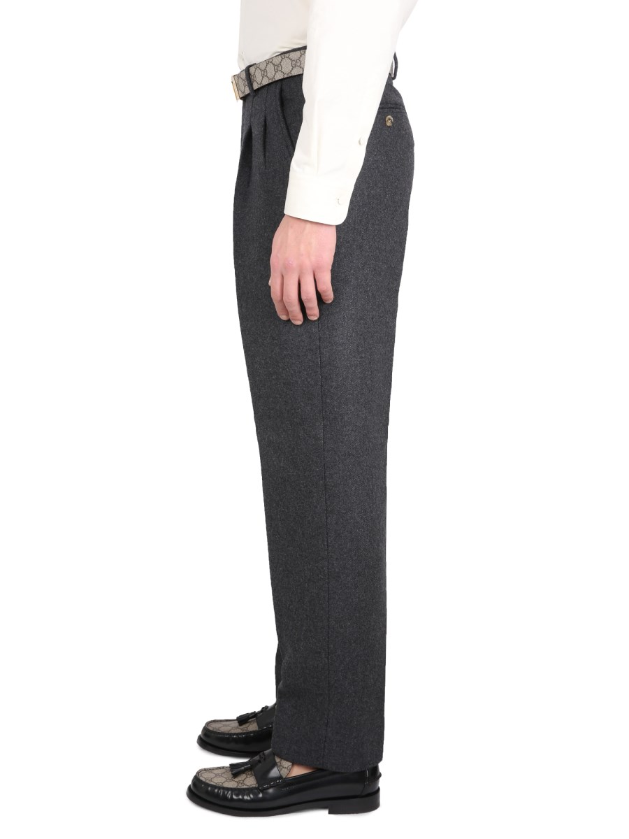 GUCCI PANTALONE IN CASHMERE DI LANA