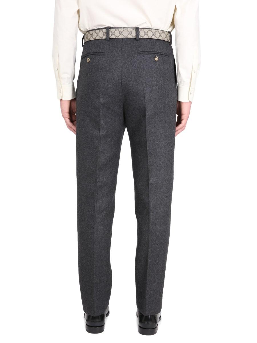 GUCCI PANTALONE IN CASHMERE DI LANA