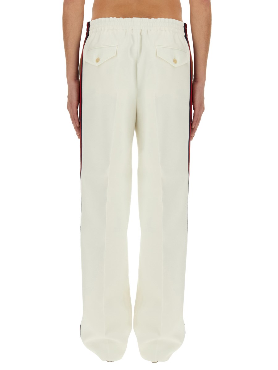 GUCCI PANTALONE IN DRILL FLUIDO