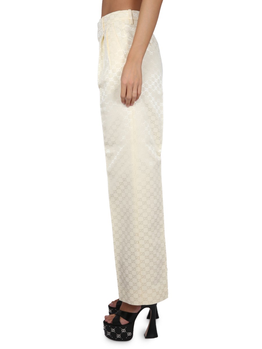GUCCI PANTALONE IN FAGLIA DI COTONE