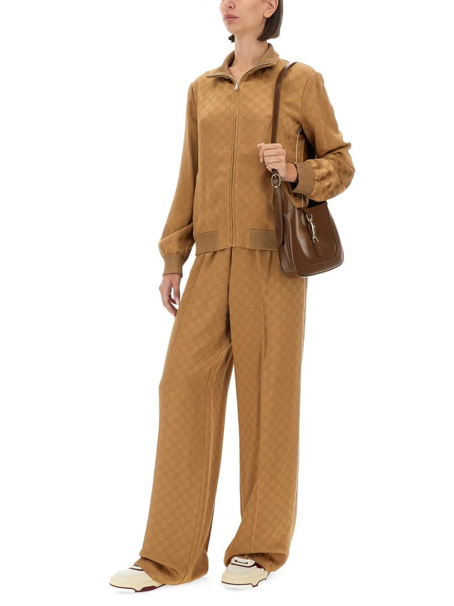 GUCCI PANTALONE IN JACQUARD GG