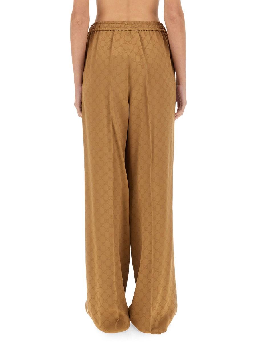 GUCCI PANTALONE IN JACQUARD GG
