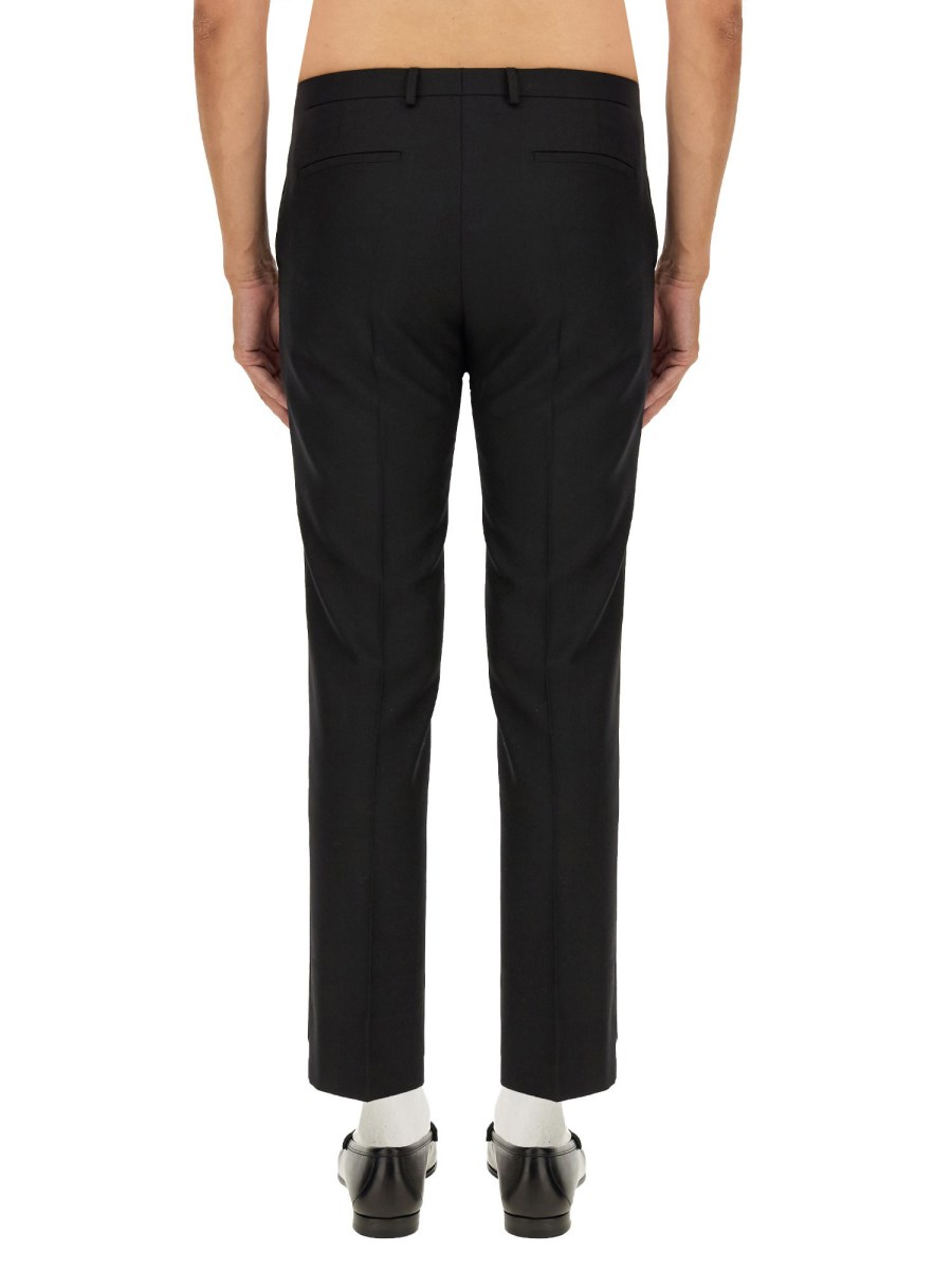 GUCCI PANTALONE IN TWILL MISTO LANA