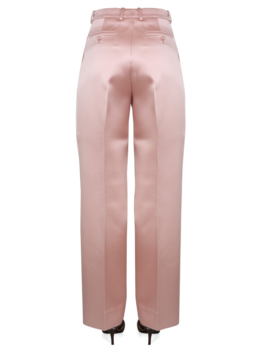 GUCCI PANTALONE TAGLIO DRITTO IN RASO