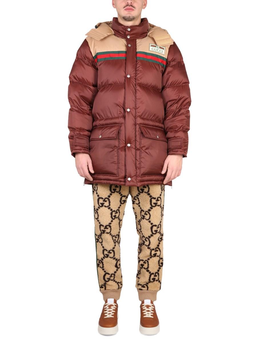 GUCCI PIUMINO IN NYLON CON LOGO