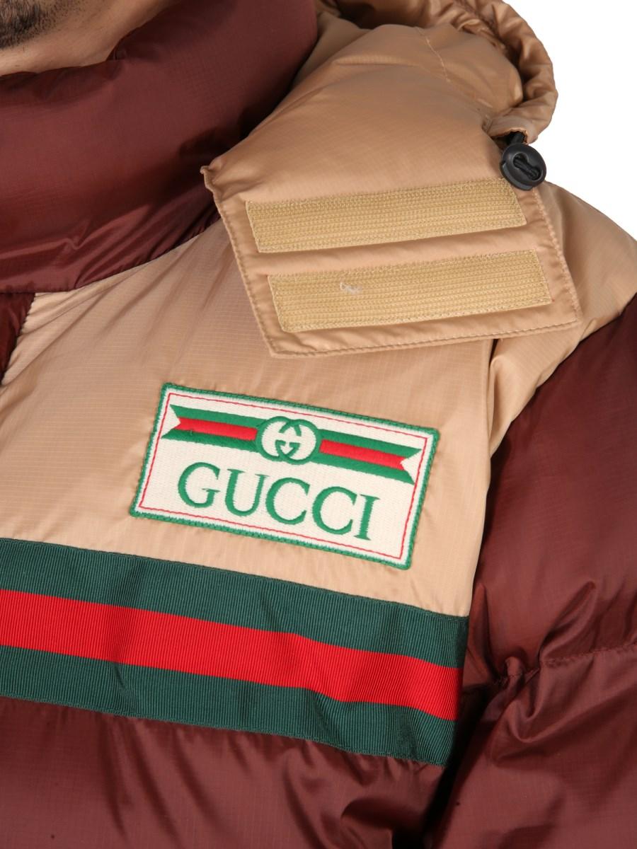 GUCCI PIUMINO IN NYLON CON LOGO