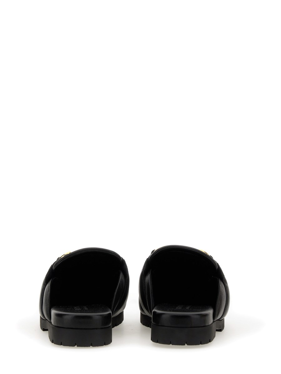 GUCCI SABOT IN PELLE CON MORSETTO