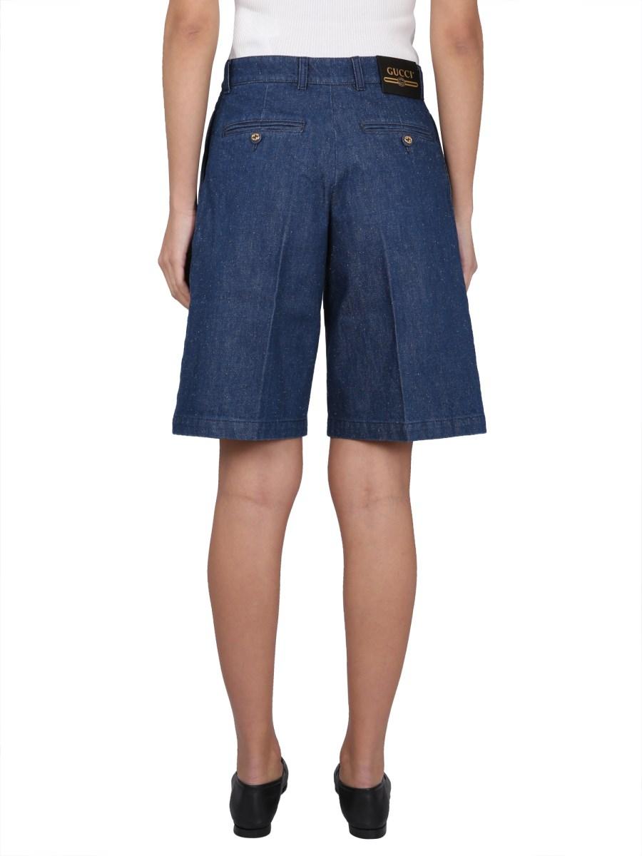 GUCCI SHORTS DENIM