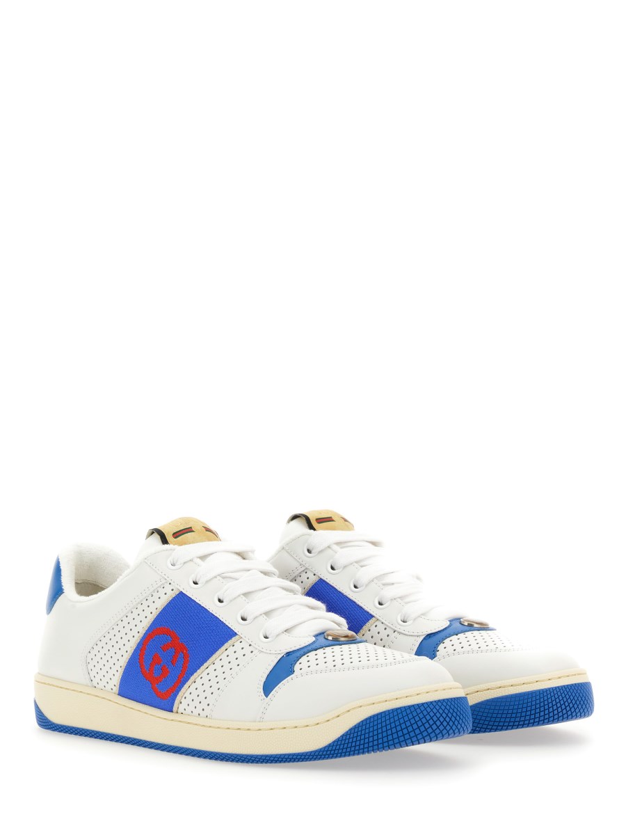 GUCCI SNEAKER IN PELLE CON LOGO