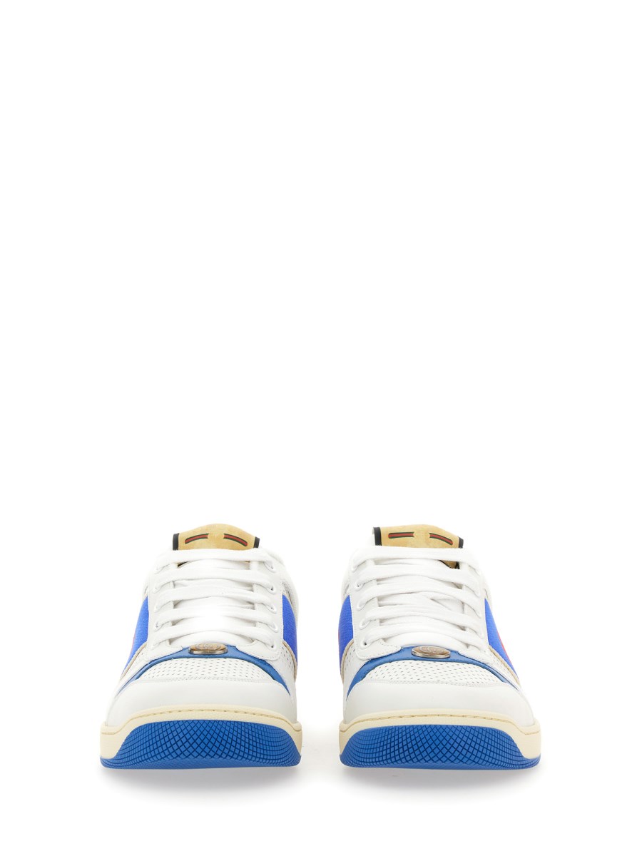 GUCCI SNEAKER IN PELLE CON LOGO