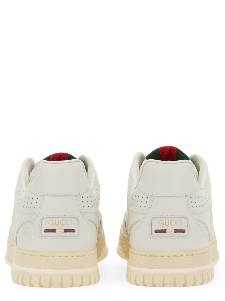 GUCCI SNEAKER RE-WEB IN PELLE