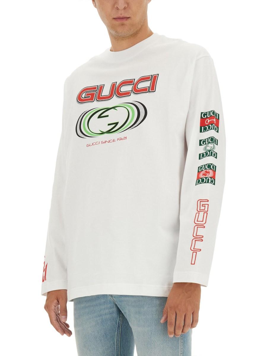 GUCCI T-SHIRT IN JERSEY DI COTONE