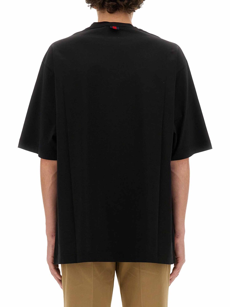 GUCCI T-SHIRT IN JERSEY DI COTONE CON RICAMO