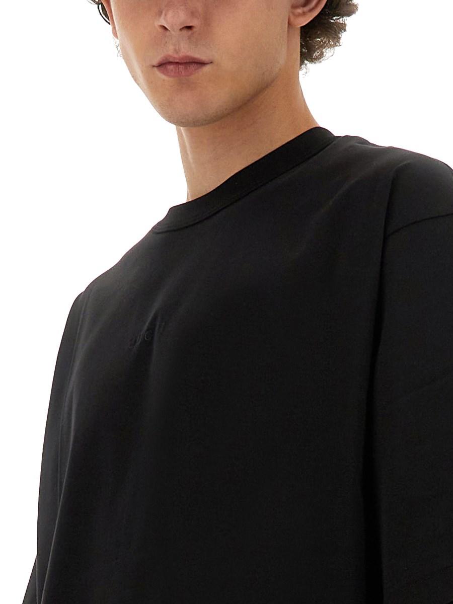 GUCCI T-SHIRT IN JERSEY DI COTONE CON RICAMO