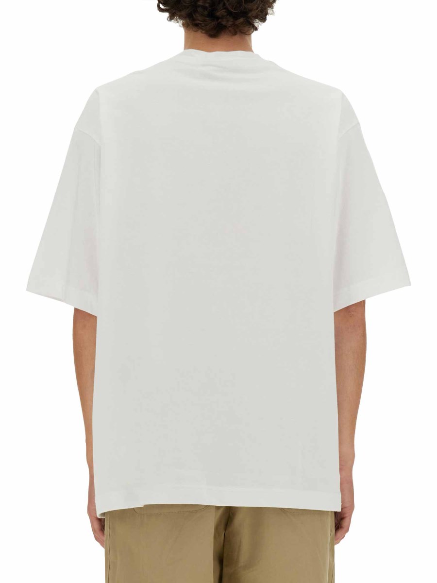 GUCCI T-SHIRT IN JERSEY DI COTONE CON STAMPA