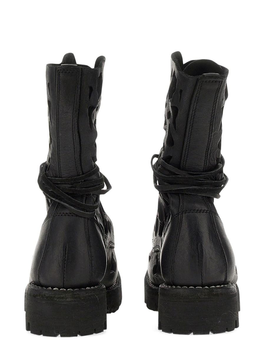 GUIDI STIVALETTO IN PELLE CON DETTAGLI CUT OUT