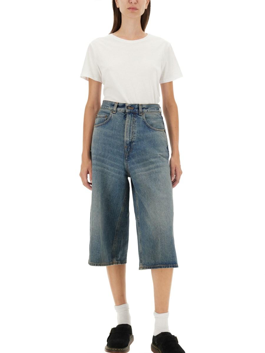 HAIKURE BERMUDA BELLE IN DENIM DI COTONE