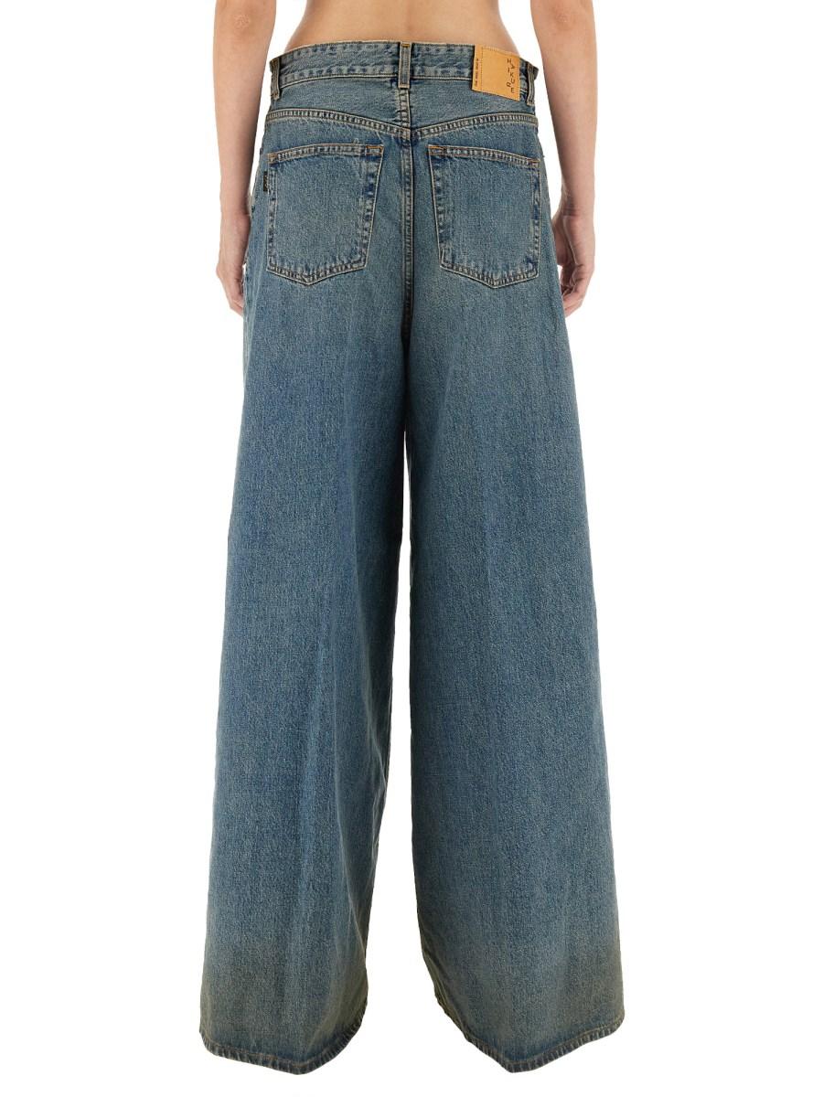 HAIKURE JEANS BIG BETHANY IN DENIM DI COTONE